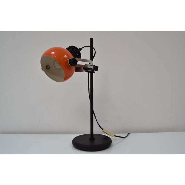 Made in czechoslovakia. Made of metal and plastic with aged patina. 1 x e27 or e26 bulb. Good original condition. Us...