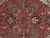 Antique Persian Heriz Carpet, Handmade Wool Oriental Rug, Rust, Navy, Lt Blue For Sale - Image 10 of 18
