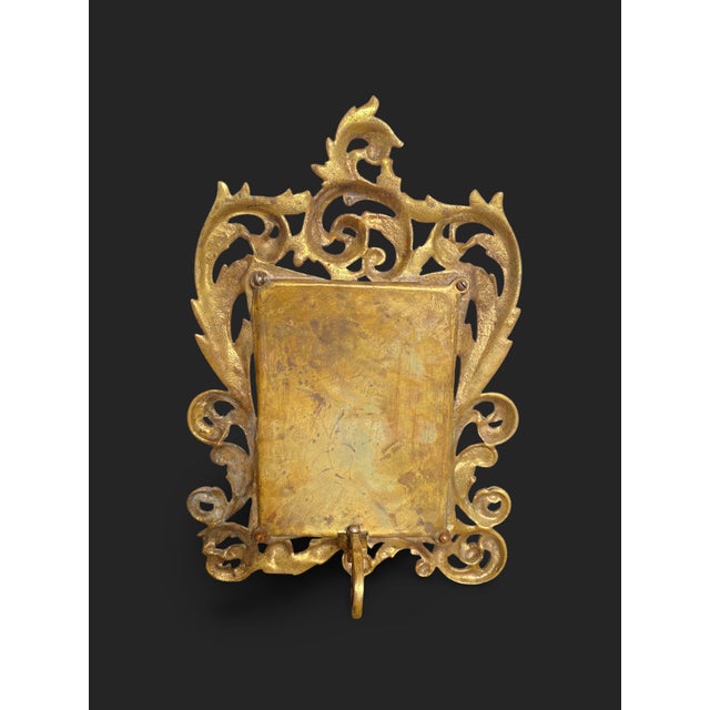 Rococo Gilt Bronze Photo Frame, France, 1800s For Sale - Image 17 of 18