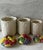 Set of 3 Vintage Canisters With Fruit Basket Design Made by Otagiri For Sale In Austin - Image 6 of 12