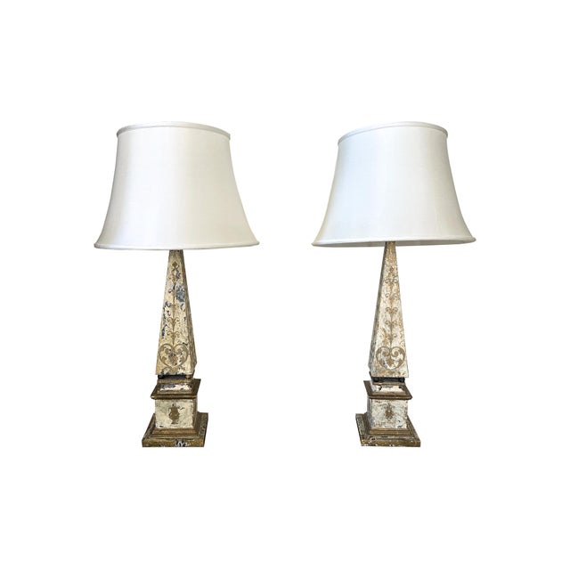 Pair of Vintage Florentine Table Lamps For Sale