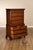 Kittinger Mahogany 10 Drawer Chippendale Style Chest-on-Chest Tall Dresser For Sale - Image 17 of 18