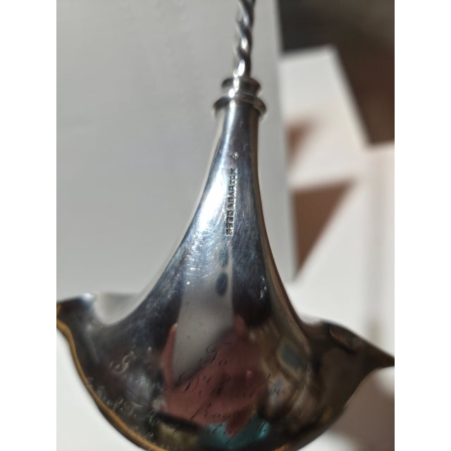Reed & Barton Antique Reed and Barton Silver Highly Coveted Renaissance Pattern Ladle For Sale - Image 4 of 7