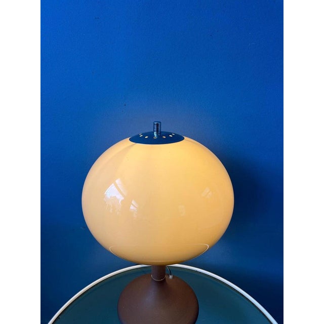 Mid-Century Space Age Mushroom Table Lamp from Herda For Sale - Image 5 of 13