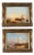 Pieter Cornelis Dommersen, Antique Landscapes, 1904 & 1910, Oil on Board Paintings, Framed, Set of 2 For Sale