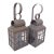 Vintage Copper Lantern Sconces - A Pair For Sale