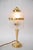 1920s Art Deco Table Lamp with Glass Shade and Sticks from Palme Koenig, Vienna, Austria, 1920s For Sale - Image 5 of 16