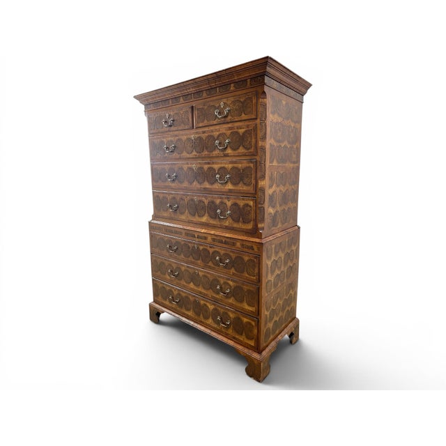 17th Century William Nd Mary English 8-Drawer Chest, Attributed For Sale - Image 9 of 16