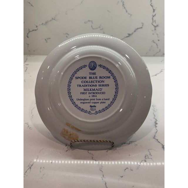 Vintage 1990s Spode Blue and White Collection Decorative Plates - Set of 6 For Sale - Image 14 of 14
