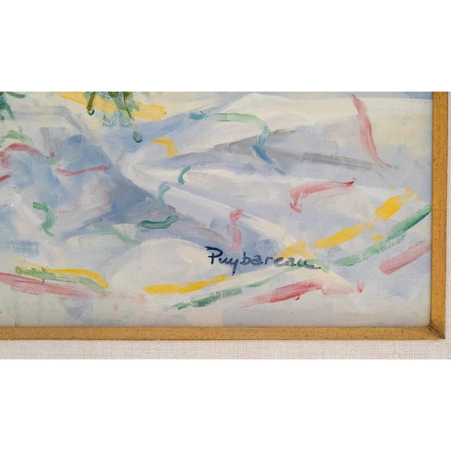 Early 21st Century Annie Puybareau - Les Anemones De Caen, Oil on Canvas For Sale - Image 4 of 7