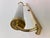 Vintage Bauhaus Brass and Glass Wall Lamp, 1930s For Sale - Image 9 of 10