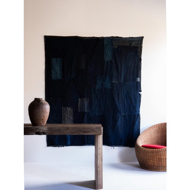 Japanese Antique Rag "Boro" 1800s-1860s / Abstract Art Wabi Sabi For Sale - Image 11 of 15