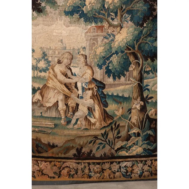 Gothic French 16th Century Aubusson Tapestry For Sale - Image 3 of 12