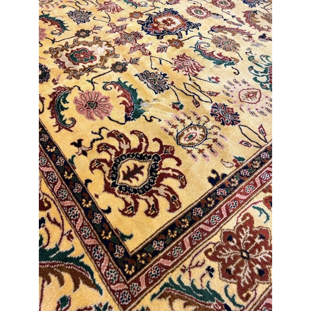 Pasargad N Y Fine Agra Hand-Knotted Rug - 9'1" X 11'8" For Sale - Image 10 of 11
