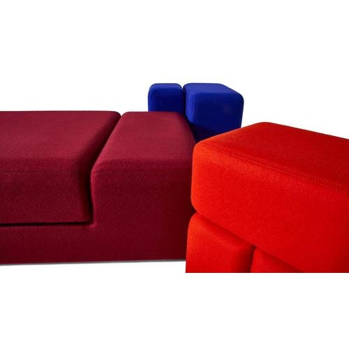 Wood Soft Corners Poufs by Linde Freya Tangelder for Cassina For Sale - Image 7 of 8