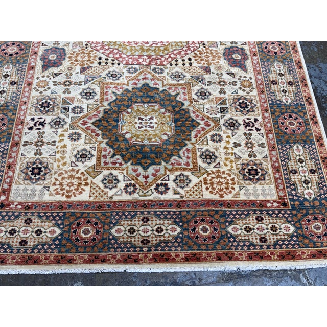 5ft 10in × 7ft 6in Gallery Ephesus Mamluk Area Rug For Sale - Image 4 of 12