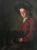 Original vintage American impressionist oil painting a portrait of a young woman attributed to Robert Henri. Oil on canvas...