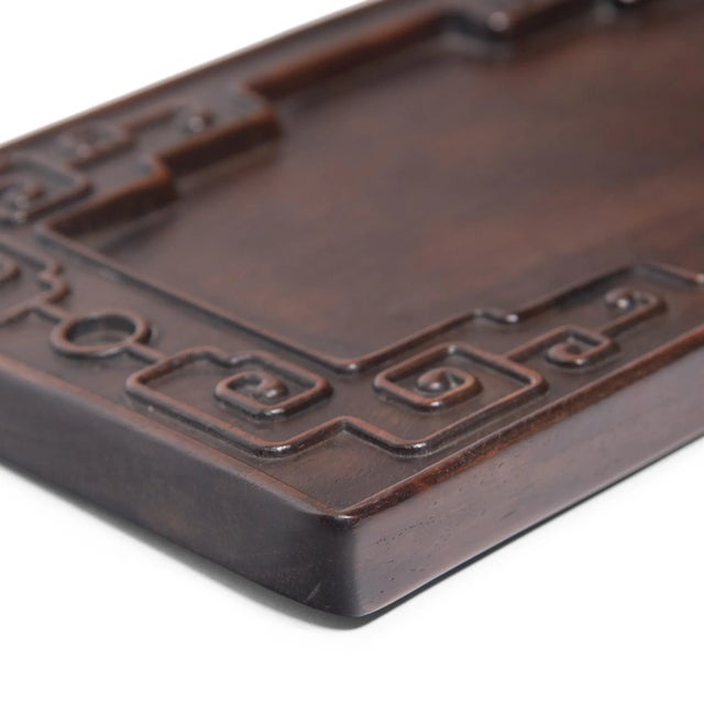 This petite 19th century tray reflects the Qing-dynasty literati's taste for fine materials and balanced proportions. Once...