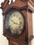 Antique English Oak Tall Case Grandfather Clock For Sale - Image 4 of 11