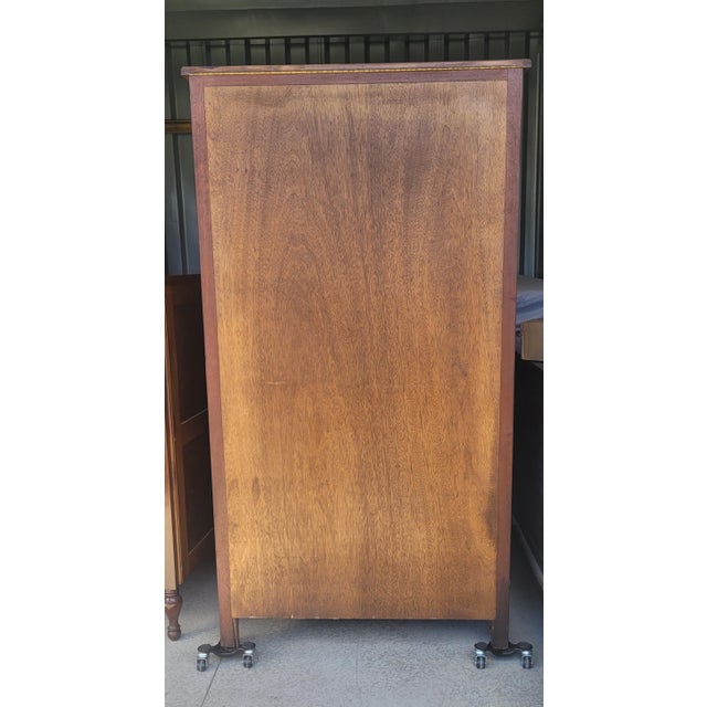 1960s Tall French Lingerie 12 Plus Drawer Dresser For Sale - Image 10 of 17