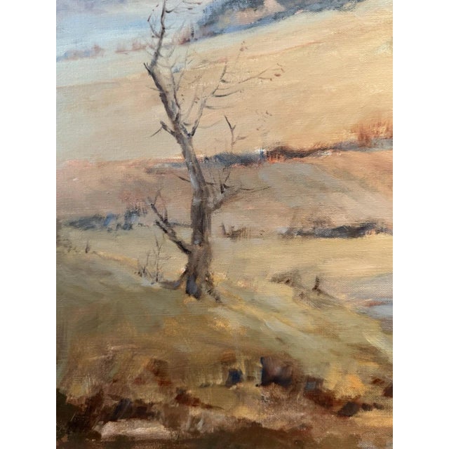 Oswald Pejas, Autumnal Rhön Landscape, Oil Painting on Canvas For Sale - Image 11 of 13