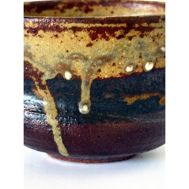 Brilliant Clog-Form Ceramic Tea Bowl by Toshiko Takaezu For Sale - Image 13 of 16