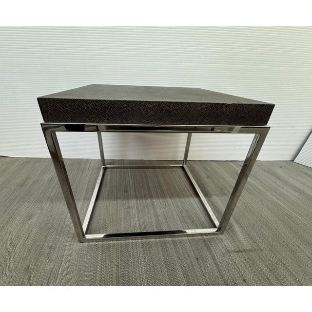 Restoration Hardware Van Thiel for Restoration Hardware Nicholas Side Table For Sale - Image 4 of 12