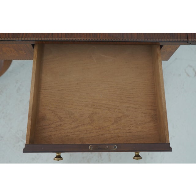 Baker Furniture Company Baker Stately Homes Irish Regency Sofa Table For Sale - Image 4 of 18