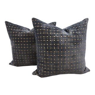 Aerin Collection for Lee Jofa Custom Silk Velvet 22" Pillows - a Pair For Sale