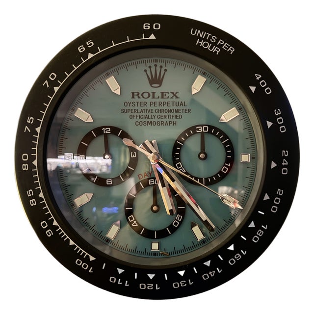Rolex Daytona Dealer Clock With Perpetual Movement For Sale