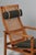 2254 Oak Sled Lounge Chairs and Ottoman in Cane attributed to Børge Mogensen for Fredericia, 1956, Set of 3 For Sale - Image 5 of 8