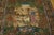Early 20th Century 1920s Fine Green Small Pictorial Garden of Paradise Antique Floral Kerman Rug For Sale - Image 5 of 6