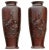 Brown Meji Japanese Bronze Vases, 1910s, Set of 2 For Sale - Image 8 of 8