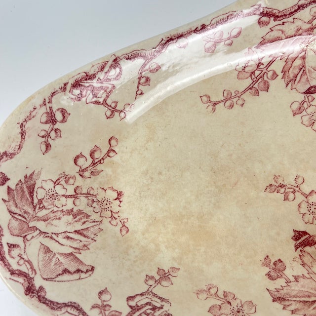 Cream Oval Side-Handled Serving Dishes from KG Lunéville, Set of 2 For Sale - Image 8 of 11