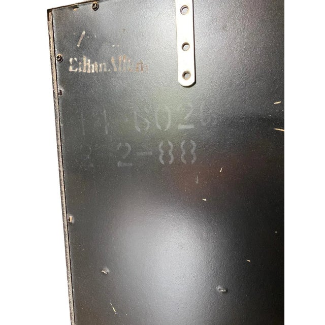 Ethan Allen Hand Painted Black Chinoiserie Asian China Display Cabinet For Sale - Image 10 of 10