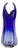 Mid-Century Modern Blue Murano Glass Vase, Italy, 1970 For Sale
