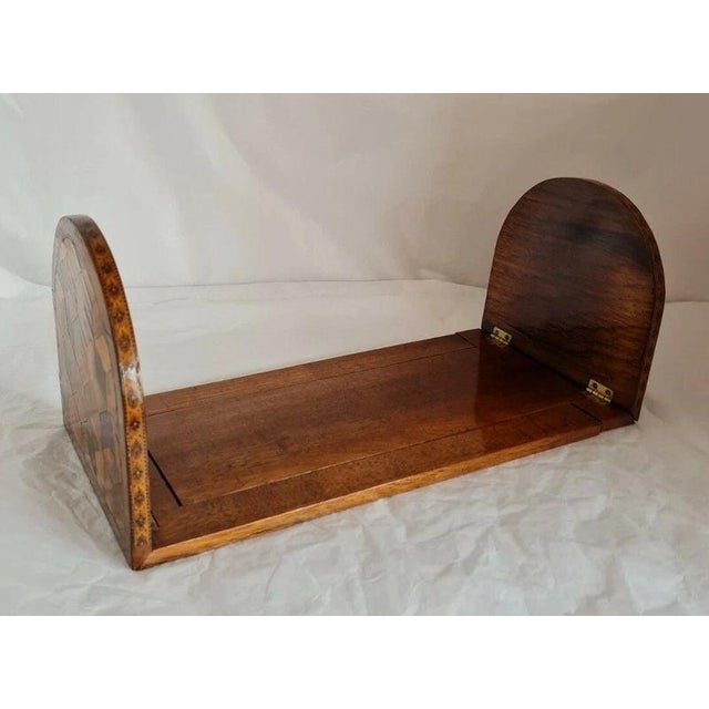 Antique Victorian Tunbridge Ware Inlaid Book Slide, 1840 For Sale - Image 9 of 11