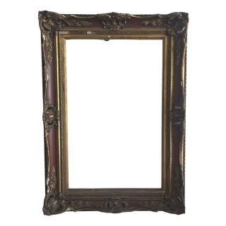 Portuguese Wooden Frame, 1900s For Sale