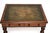 Wood Antique Victorian Leather Top Writing Table, 1880s For Sale - Image 7 of 11