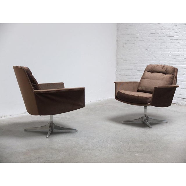 Sedia Swivel Lounge Chairs by Horst Brüning for Cor, 1972, Set of 2 For Sale - Image 9 of 18