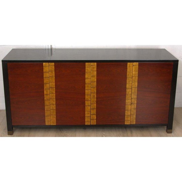 2010s Bolier & Co. Occasional Black Lacquer Cabinet Credenza For Sale - Image 5 of 8