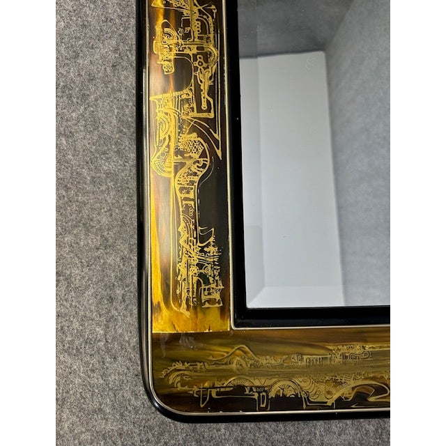 Mid-Century Modern 1960s Bernhard Rohne Mirror For Sale - Image 3 of 4