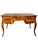 Italian Walnut Louis XV Bombay Style Writing Desk, 1960s. Desk is in original condition with antiqued brass hardware....