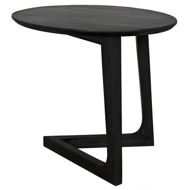 Black NOIR Cantilever Table, Charcoal Black For Sale - Image 8 of 8