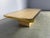 Goldenrod Vintage Travertine and Brass Coffee Table, 1970s For Sale - Image 8 of 12