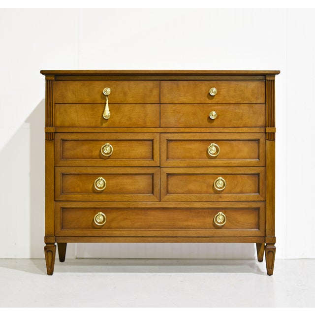 Henredon Mid Century Transitional 9 Drawer Batchelor Chest by Henredon Furniture For Sale - Image 4 of 13