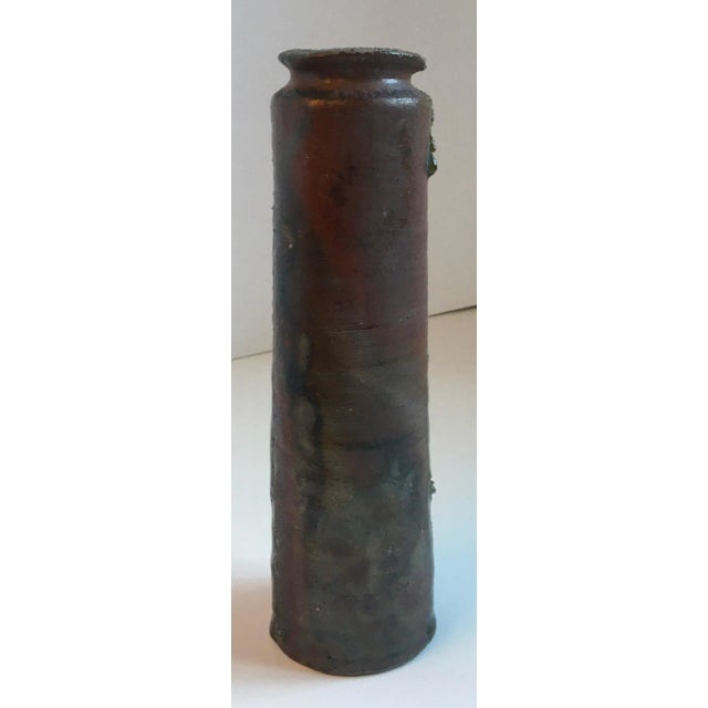 Japanese Vintage Japanese Bizen-Yaki Ware Vase - For Sale - Image 3 of 8