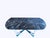 Blue Italian Wooden Console with Carved Swans, Marble Top and Mirror, 1950s For Sale - Image 8 of 17