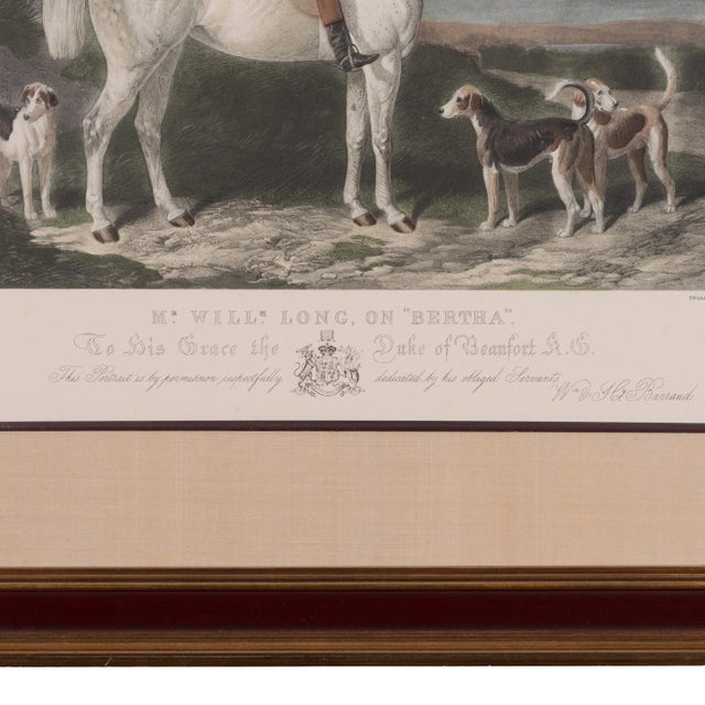 Mr. William Long on Bertha Fox Hunt Engraving by Edward Hacker For Sale - Image 4 of 5
