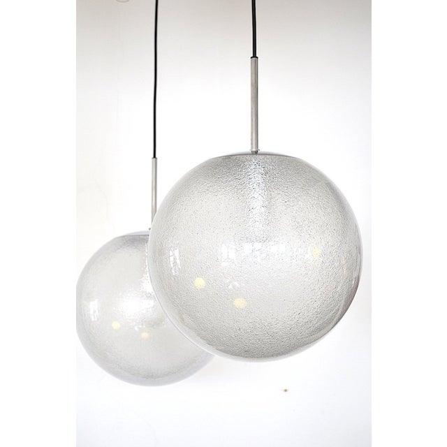 1960s Ball Hanging Lamp from Glashütte Limburg, 1960s For Sale - Image 5 of 8